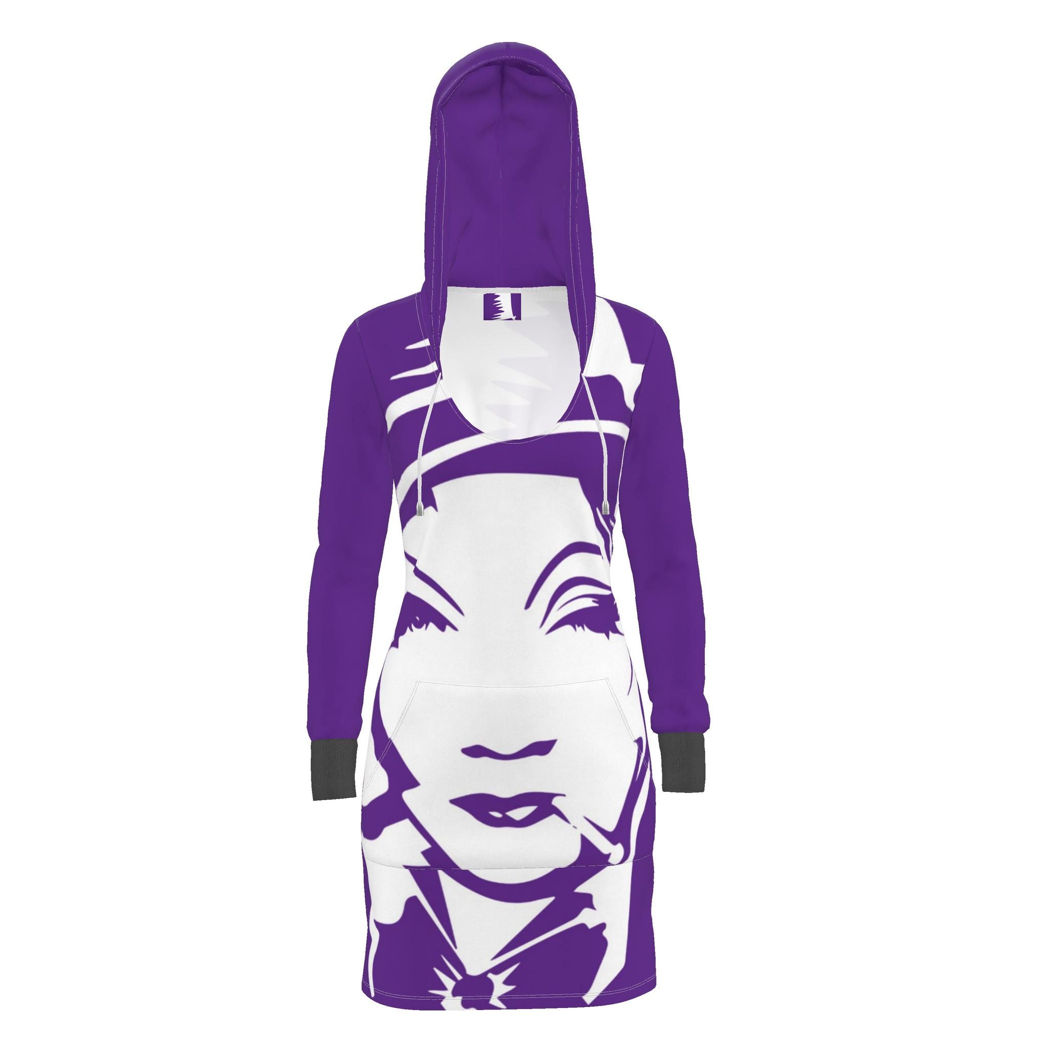 Vestido con Capucha Purple — Marlene & Go