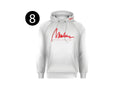 Sudadera Signature Blanca Rojo · Marlene Local Zamora