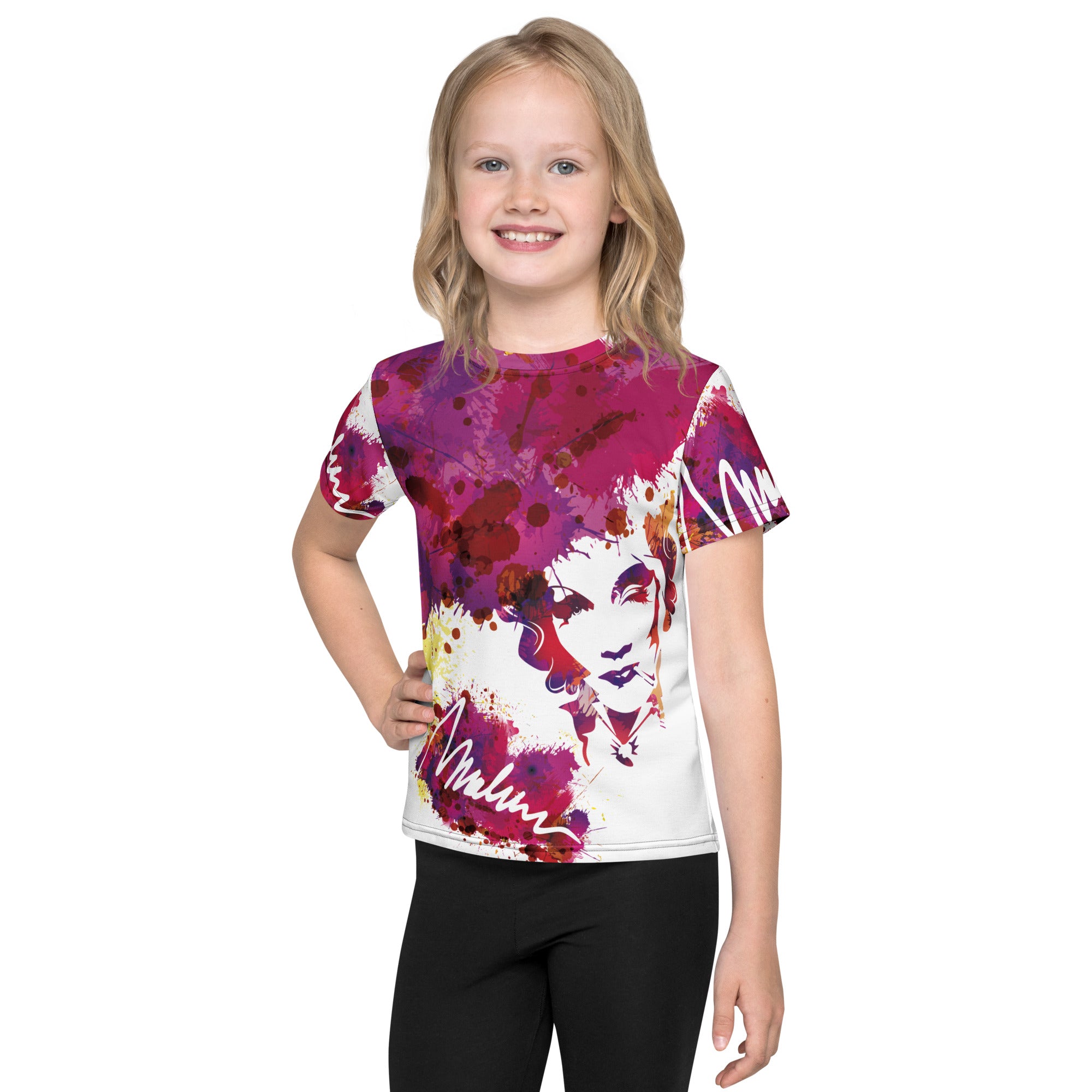 Camiseta infantil de cuello redondo de Marlene & Go — vista principal