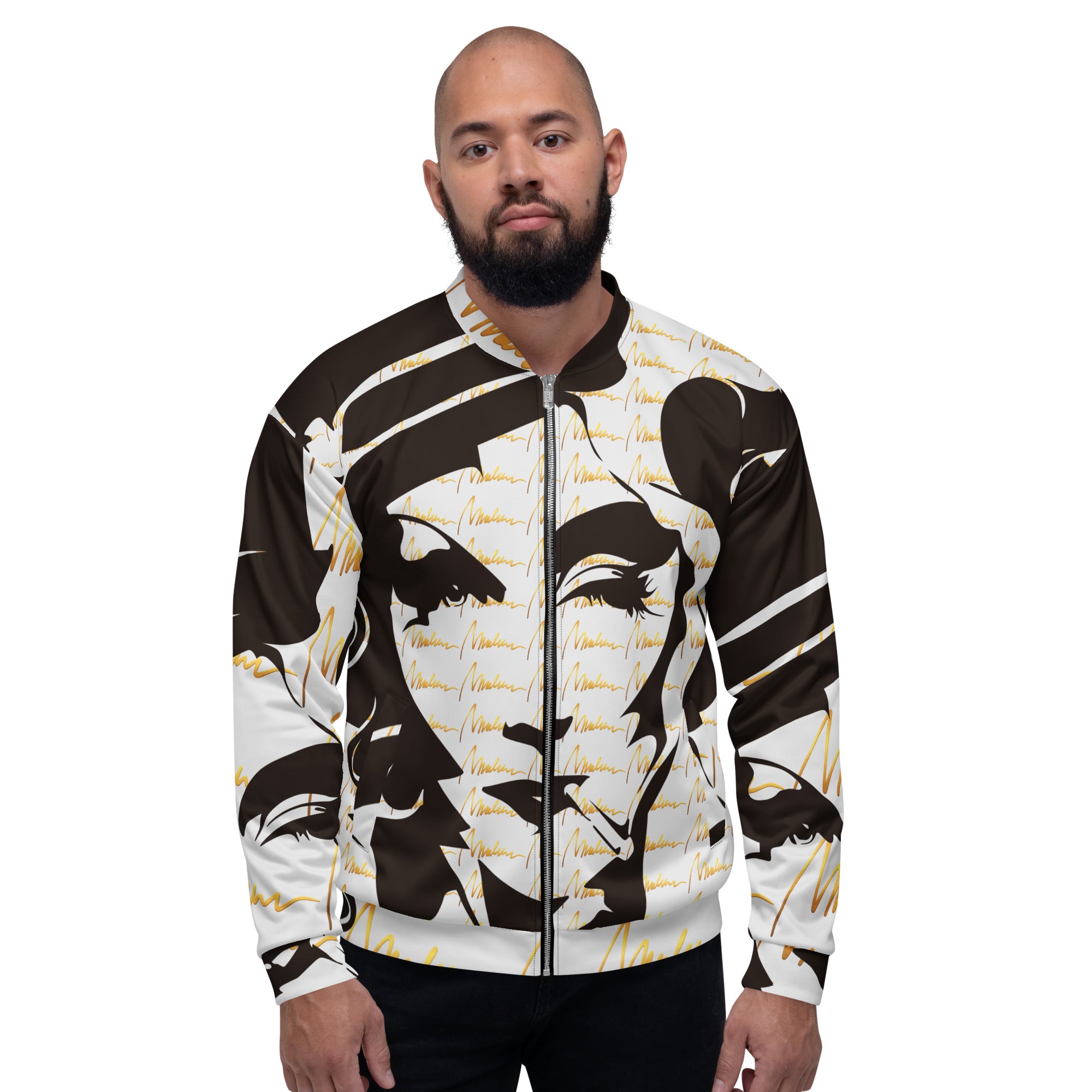 Chaqueta bomber Marlene — edición 08 — vista principal del diseño