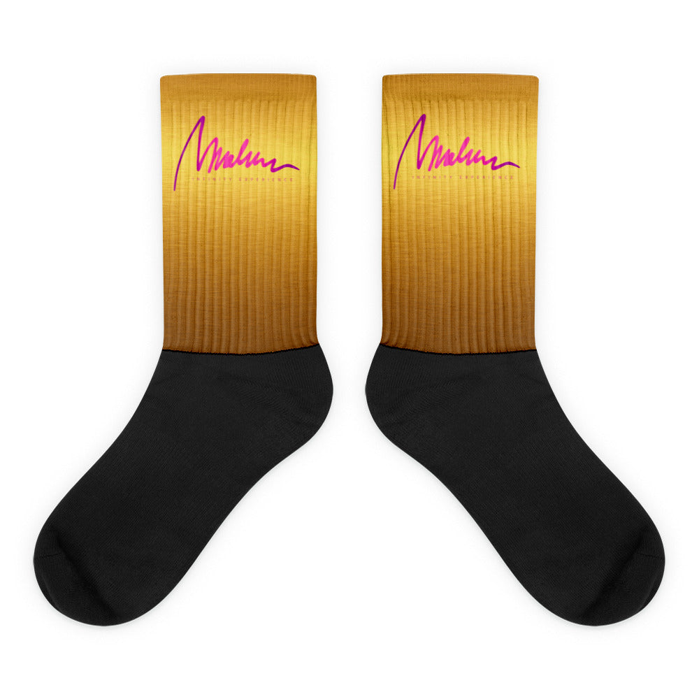Calcetines Marlene Gold Signature — vista principal del diseño