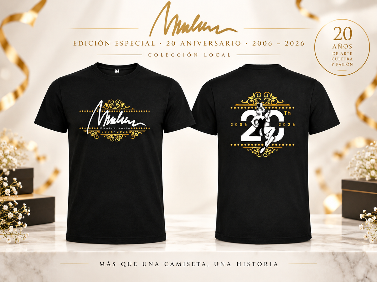 Marlene edición especial 20 aniversario 2006–2026. Más que una camiseta, una historia.
