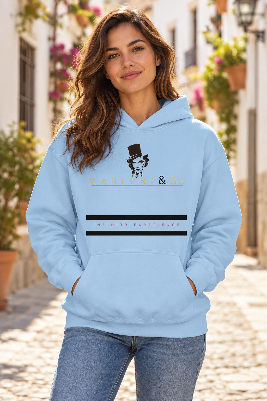 Sudadera Marlene & Go — modelo de mujer