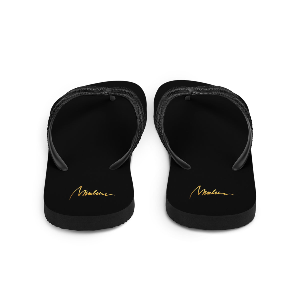 Chanclas Gold Signature de Marlene & Go — vista trasera
