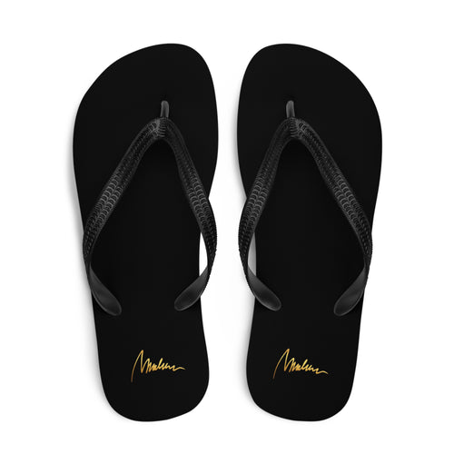 Chanclas Gold Signature de Marlene & Go — vista superior