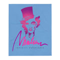 Manta suave Marlene Infinity en azul y rosa — vista frontal
