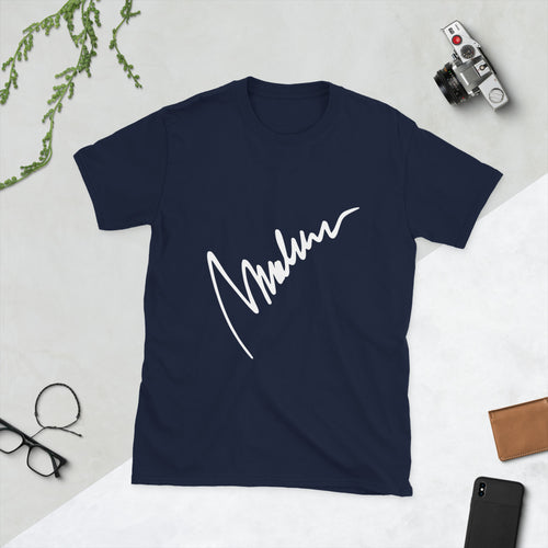 Camiseta unisex Marlene — retrato clásico negro II — vista frontal