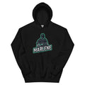 Sudadera con capucha Marlene — negro, edición 01 — vista principal del diseño