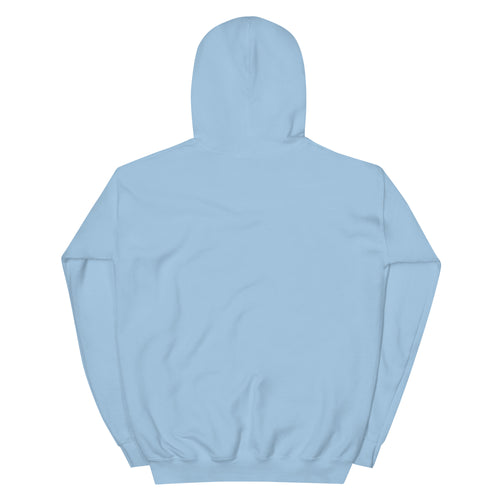 Blue Hour — sudadera con capucha azul claro, vista trasera