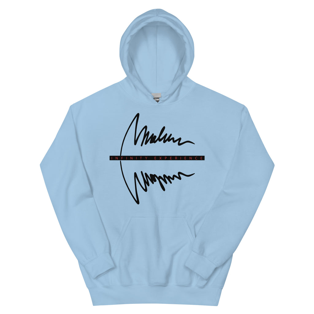 Sudadera con capucha Marlene — azul claro, edición 03 — vista principal del diseño