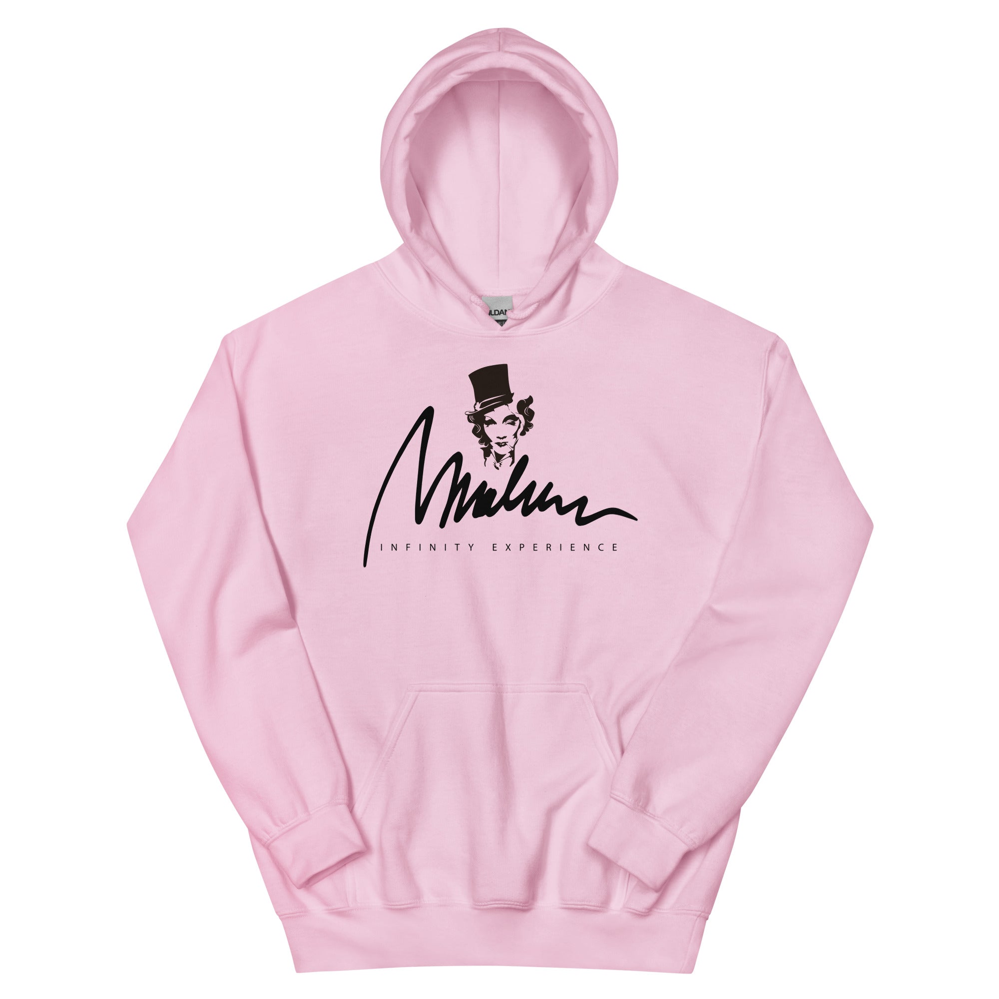 Sudadera con capucha Marlene — rosa claro, edición 15 — vista principal del diseño