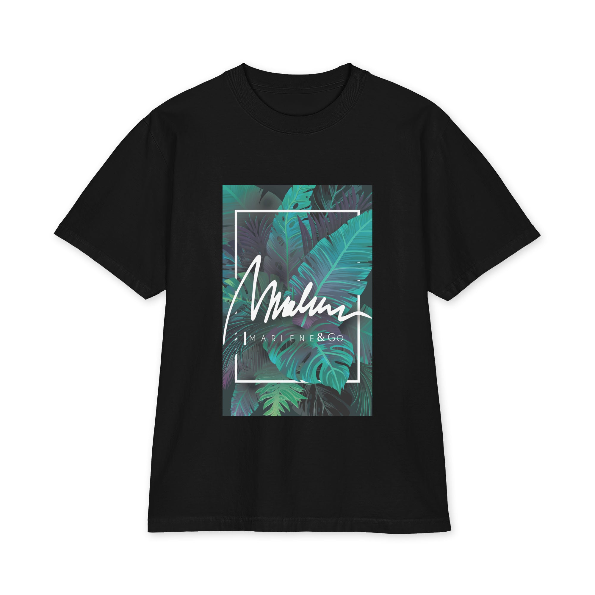 Camiseta unisex de manga corta y alto gramaje de Marlene & Go — vista principal