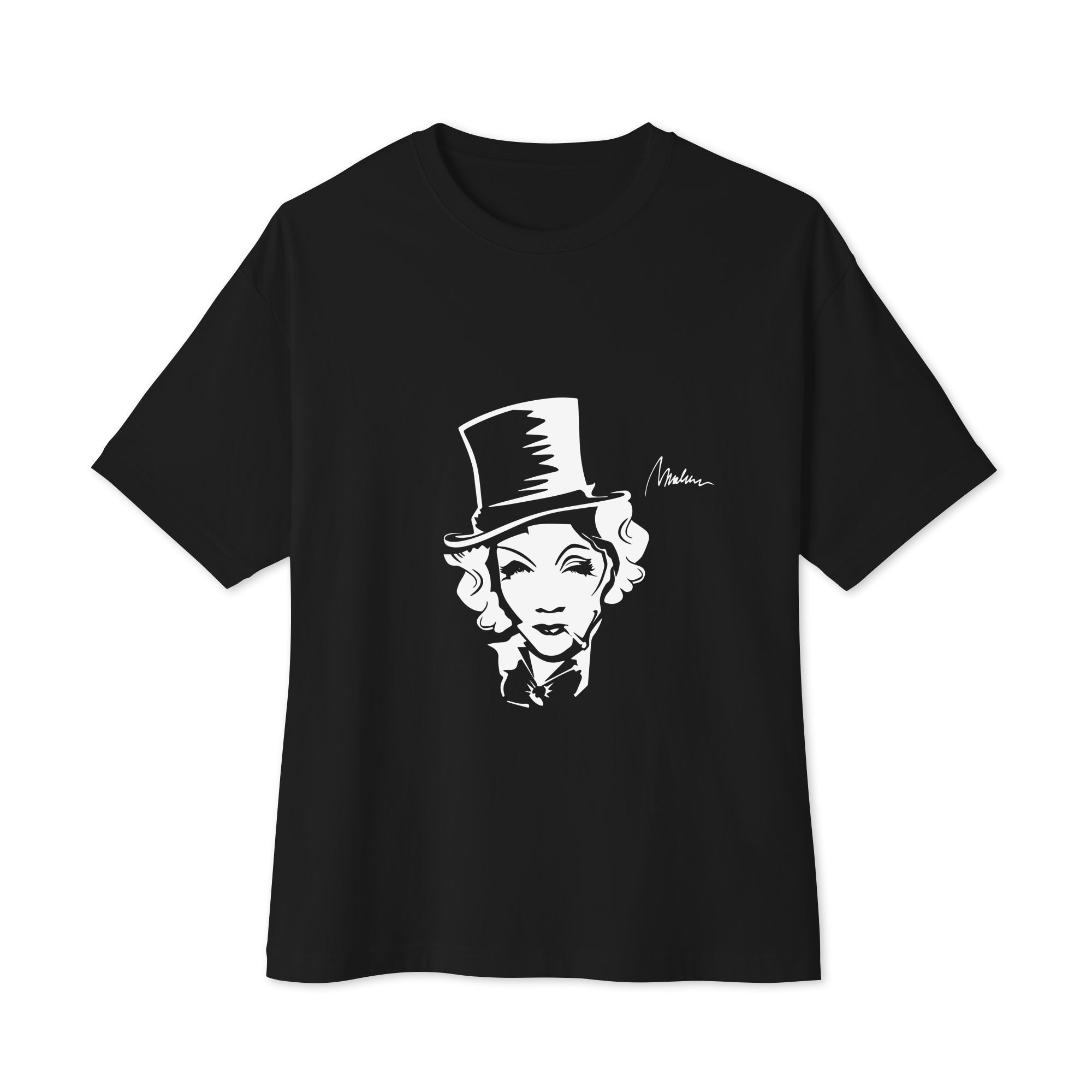 Camiseta unisex extragrande de corte boxy de Marlene & Go — vista principal