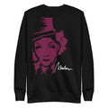 Sudadera prémium Marlene — negro, edición 02 — vista principal del diseño
