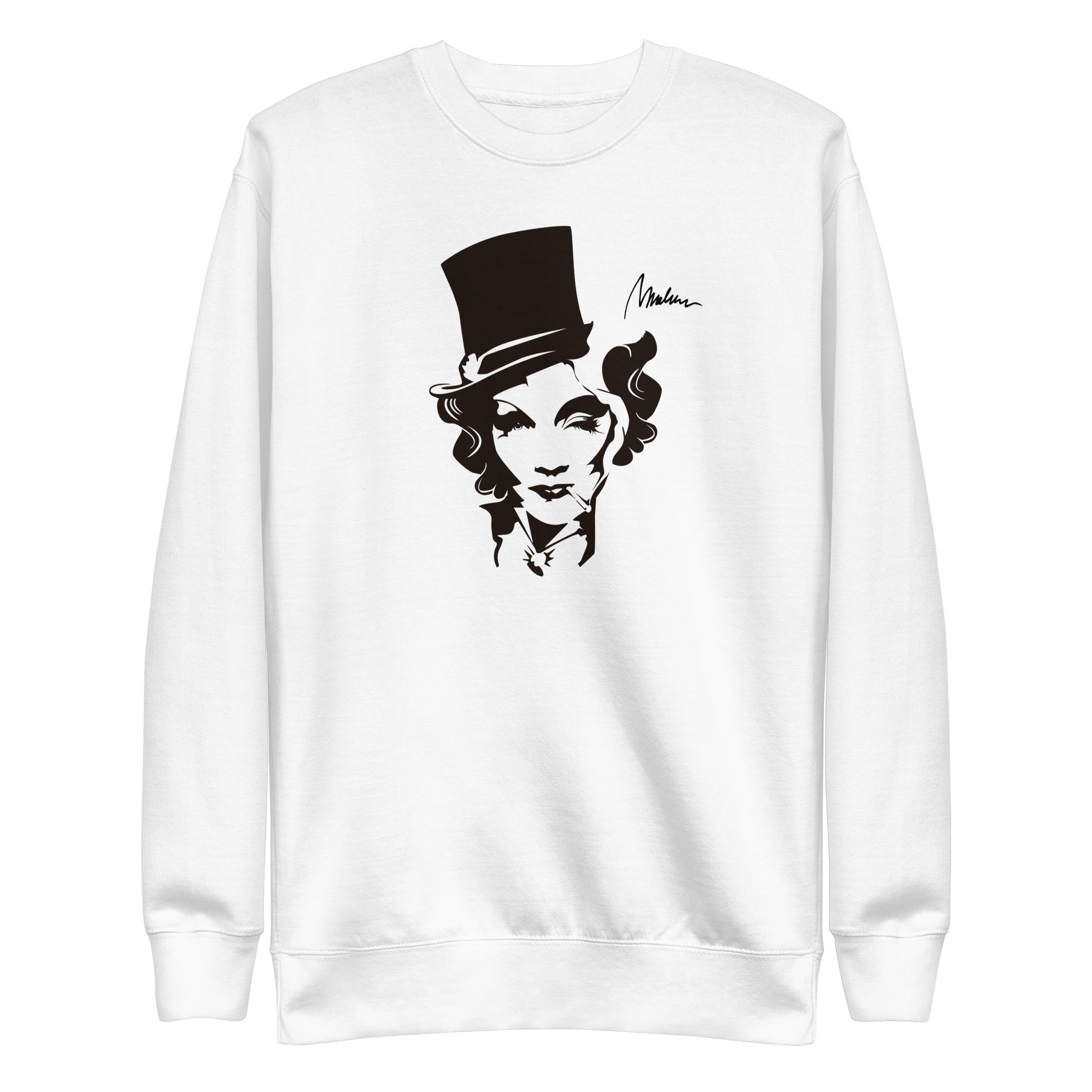 Sudadera prémium Marlene — edición 06 — vista principal del diseño