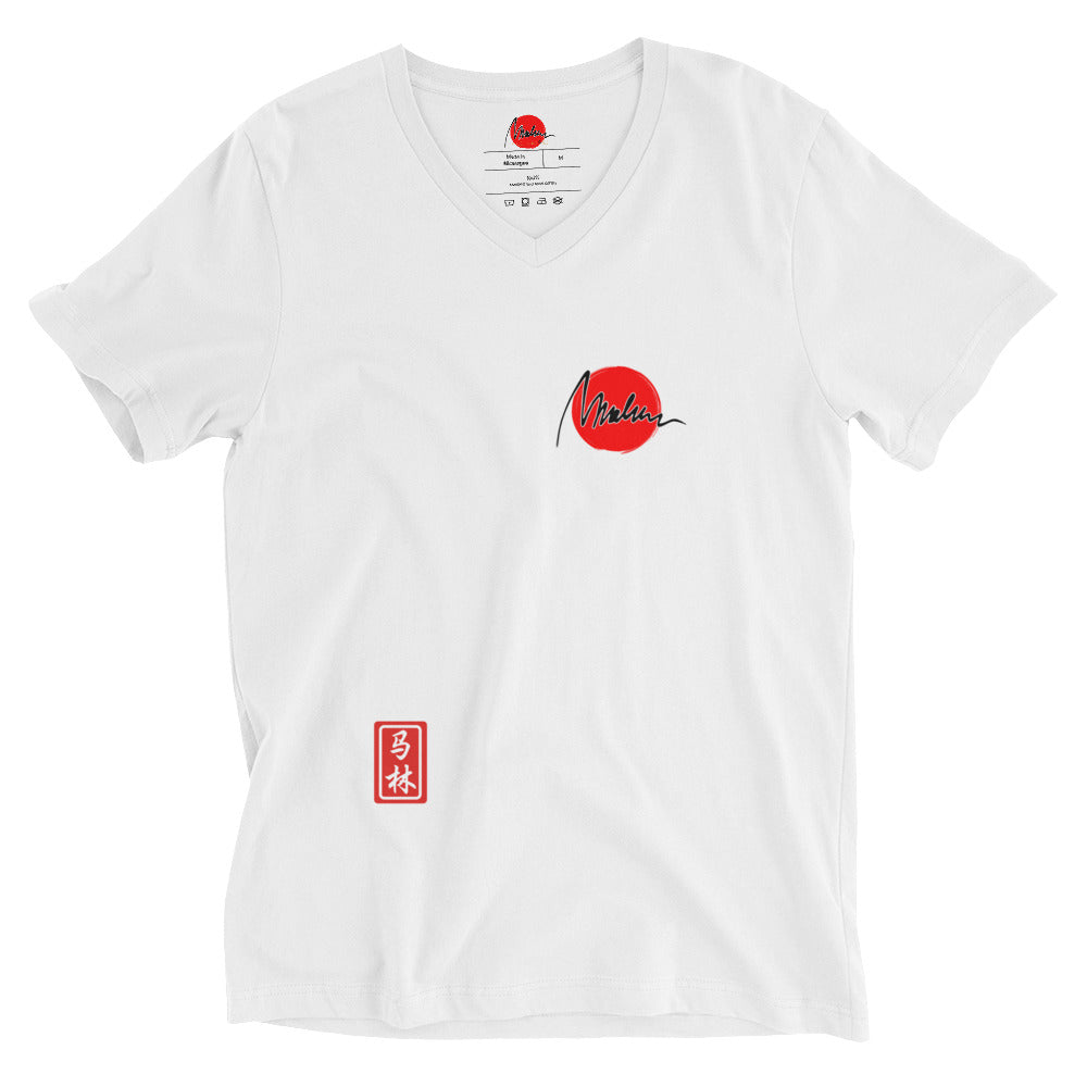 Camiseta de pico Marlene — edición 04 — vista principal del diseño