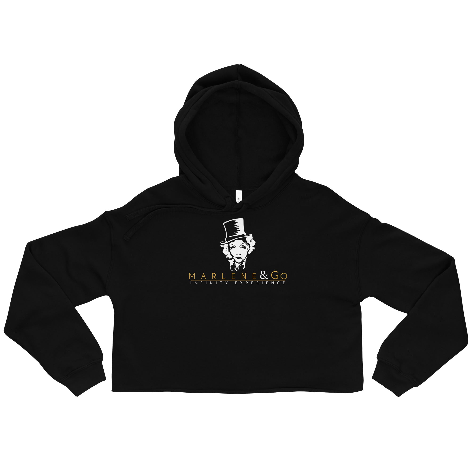 Sudadera corta Marlene — negro, edición 02 — vista principal del diseño